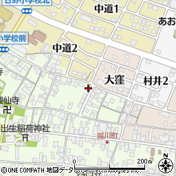 滋賀県蒲生郡日野町大窪97周辺の地図