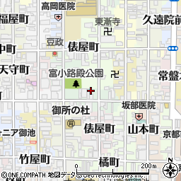 京都府京都市中京区晴明町377周辺の地図