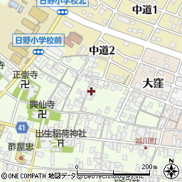 滋賀県蒲生郡日野町大窪132周辺の地図