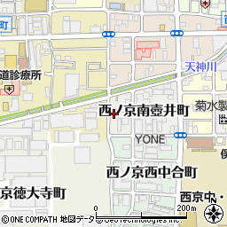 京都府京都市中京区西ノ京南壺井町4-7周辺の地図