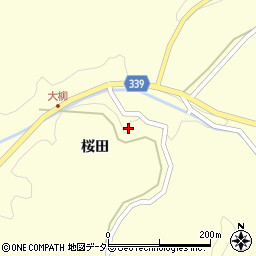 愛知県岡崎市大柳町桜田25周辺の地図