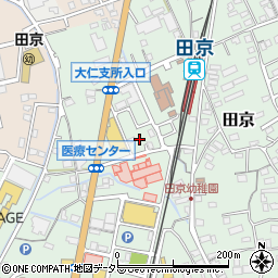 静岡県伊豆の国市田京271-27周辺の地図