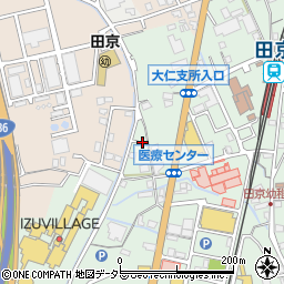 静岡県伊豆の国市田京247-2周辺の地図