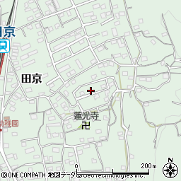 静岡県伊豆の国市田京557-13周辺の地図