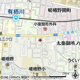 シティオ京都嵯峨野　管理室周辺の地図
