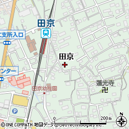 静岡県伊豆の国市田京663-1周辺の地図