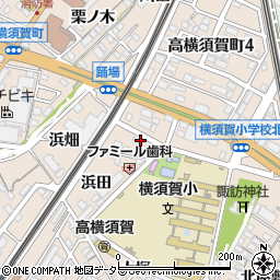 愛知県東海市高横須賀町井戸池周辺の地図