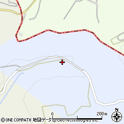 愛知県岡崎市小久田町（下笹ケ田）周辺の地図