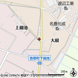 中日新聞　若林専売所周辺の地図