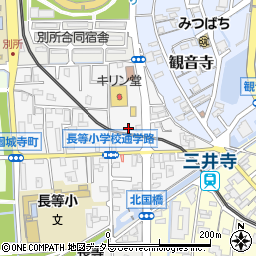 滋賀県大津市大門通16-18周辺の地図