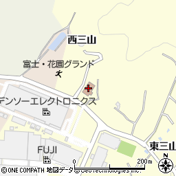 岡崎市役所その他の施設　花園高齢者生きがいセンター周辺の地図