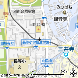 滋賀県大津市大門通16-23周辺の地図