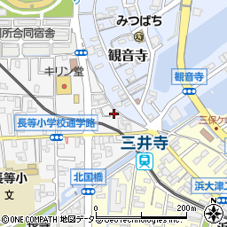 滋賀県大津市大門通16-9周辺の地図