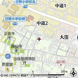 滋賀県蒲生郡日野町大窪134周辺の地図