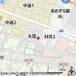 滋賀県蒲生郡日野町大窪2029周辺の地図