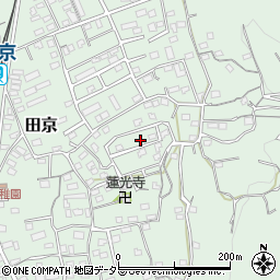 静岡県伊豆の国市田京557-12周辺の地図