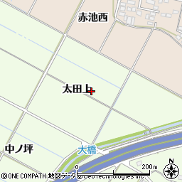 愛知県豊田市和会町太田上周辺の地図
