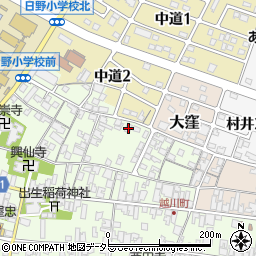 滋賀県蒲生郡日野町大窪151周辺の地図