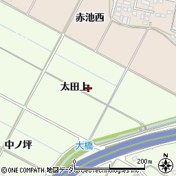 愛知県豊田市和会町（太田上）周辺の地図