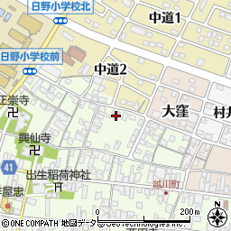 滋賀県蒲生郡日野町大窪139周辺の地図