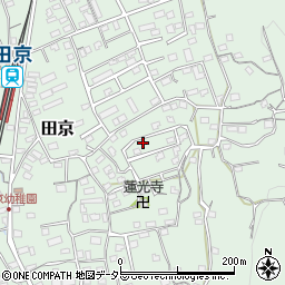 静岡県伊豆の国市田京557-19周辺の地図