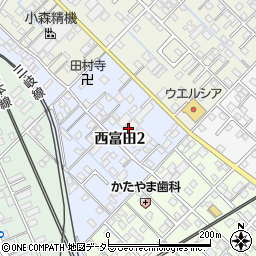 朝明精工株式会社　富田工場周辺の地図