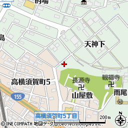愛知県東海市大田町天神下87周辺の地図