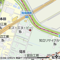 愛知県知立市山屋敷町（板張）周辺の地図