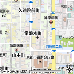 京都府京都市中京区橘柳町155周辺の地図