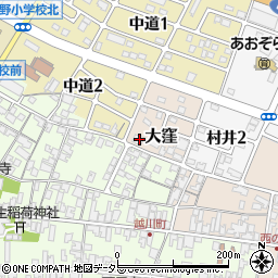 滋賀県蒲生郡日野町大窪2034周辺の地図