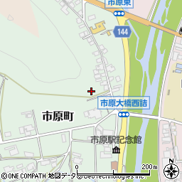 兵庫県西脇市市原町周辺の地図
