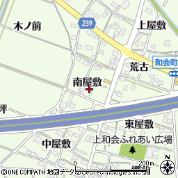 愛知県豊田市和会町南屋敷周辺の地図