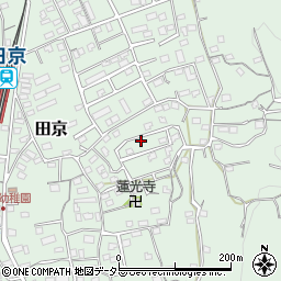 静岡県伊豆の国市田京557-20周辺の地図