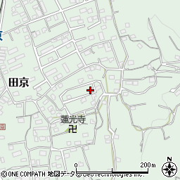 静岡県伊豆の国市田京557-11周辺の地図