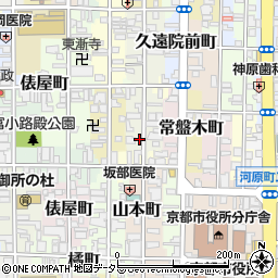 京都府京都市中京区達磨町600-1周辺の地図
