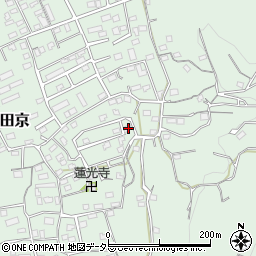 静岡県伊豆の国市田京557-33周辺の地図