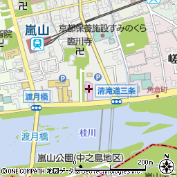 京都府京都市右京区嵯峨天龍寺造路町31周辺の地図