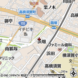 愛知県東海市高横須賀町浜畑18周辺の地図