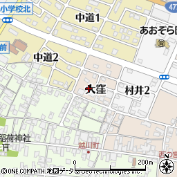 滋賀県蒲生郡日野町大窪2026周辺の地図