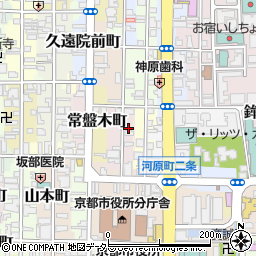 京都府京都市中京区橘柳町154周辺の地図