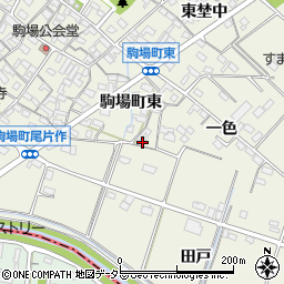 愛知県豊田市駒場町東123周辺の地図