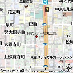 加藤萬京都店周辺の地図