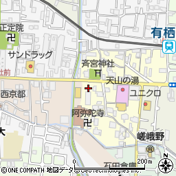 京都府京都市右京区嵯峨野宮ノ元町38周辺の地図