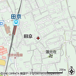 静岡県伊豆の国市田京660-1周辺の地図
