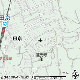 静岡県伊豆の国市田京558-3周辺の地図