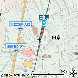 静岡県伊豆の国市田京302-20周辺の地図