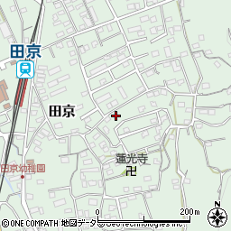 静岡県伊豆の国市田京559-1周辺の地図