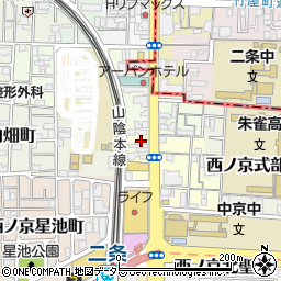 アスヴェル京都二条駅前周辺の地図