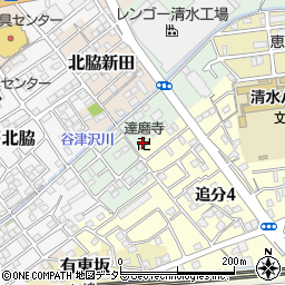 達磨寺周辺の地図