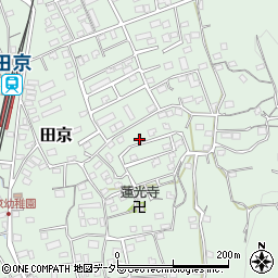 静岡県伊豆の国市田京557-30周辺の地図
